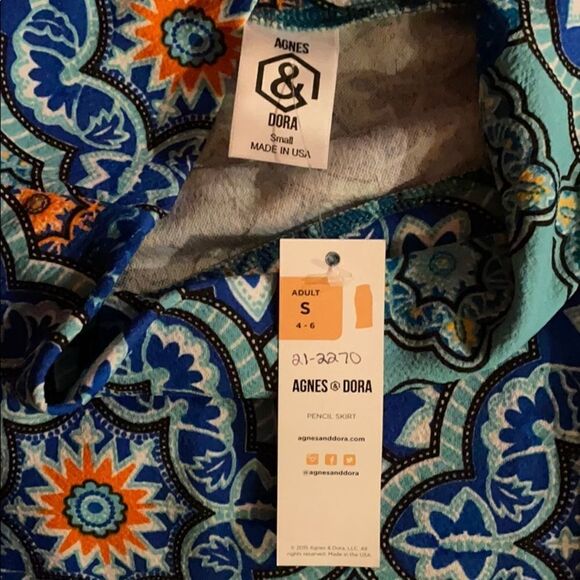 ✨Agnes & Dora Mediterranean Dreams pencil skirt - Picture 5 of 6
